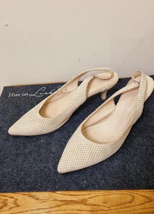 Туфли кожаные