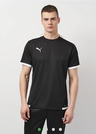 Футболка спортивна довга чоловіча puma ххл чорна футболка