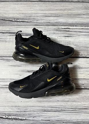 Nike air max 270  кроссовки чёрные оригинал 42  размер