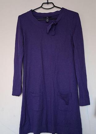 Жіноча сукня від h&m з вовни, розмір m, фіолетового кольору.