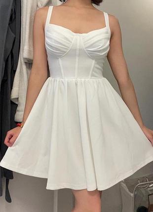 Корсетна трендова сукня плаття пишна спідничка shein