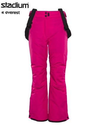 Зимовий напівкомбінезон, лижні термо штани, мембрана everest stadium 8років