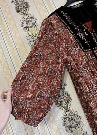 Стильна сукня туніка, коротке коралове плаття 2
