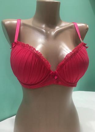 Бюстгалтер малиновый фуксия