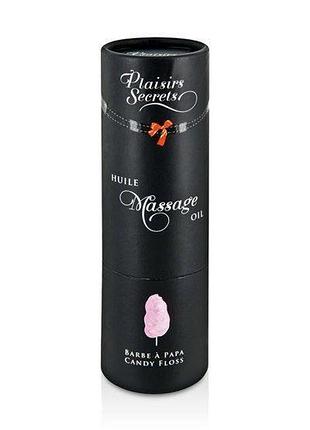 Cъедобное массажное масло с афродизиаками plaisirs secrets candy floss (59 мл) 3