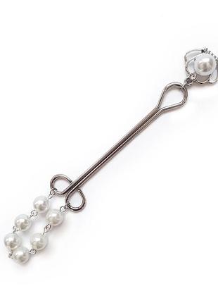 Clit clamp royal pearls - зажим для клитора с жемчужинами