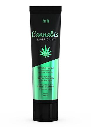 Intt cannabis (100 мл) — лубрикант на водній основі з маслом насіння конопель