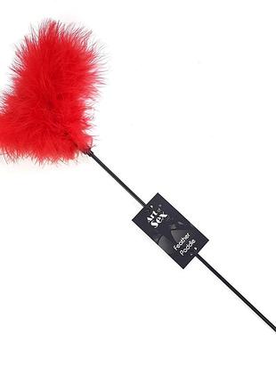 Art of sex - feather paddle - красное перо для щекоталки