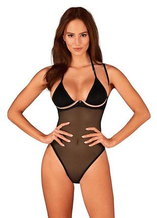 Obsessive selinne teddy xl/2xl - элегантный секси-боди
