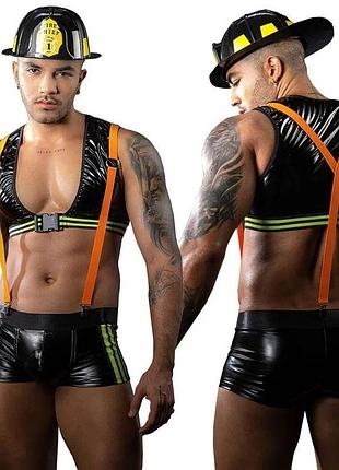 Мужской эротический костюм пожарного jsy 9108 one size