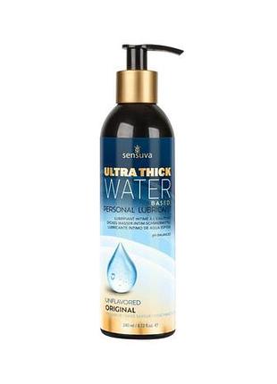 Sensuva ultra–thick water-based (240 мл) - густой лубрикант на водной основе без глицерина и парабенов
