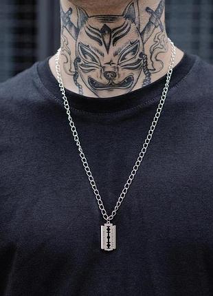 Колье мужское without razor стальное 60 см