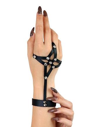 Art of sex - wind rose star - украшение на руку (черное)