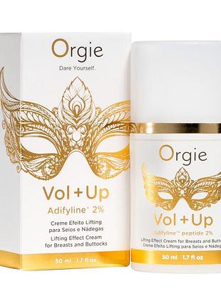 Крем з ефектом ліфтингу для грудей та сідниць orgie – vol + up (50 мл), пептид adifyline™