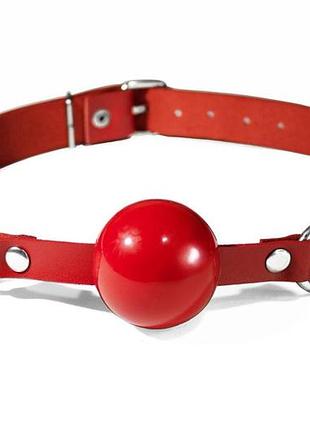 Feral feelings gag red/red - силіконовий кляп (червоний)