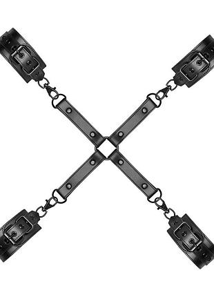 Bedroom fantasies hogtie & cuffs set 4-way restrant - фіксатор для рук та ніг