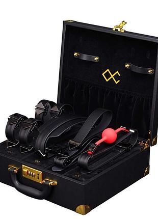 Бдсм-набор lockink moonlight treasure chest - black set