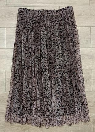Юбка yessica плиссе леопринт