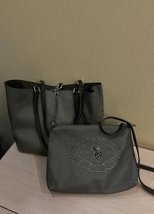 Сумка u.s. polo assn 5в1, хакі