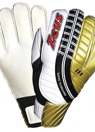 Вратарские перчатки zeus guanto eko размер 7 (z00735-7) white/gold