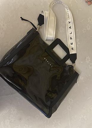 😍replay original сумка шопер силікон