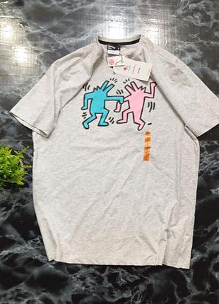 Новая футболка серая