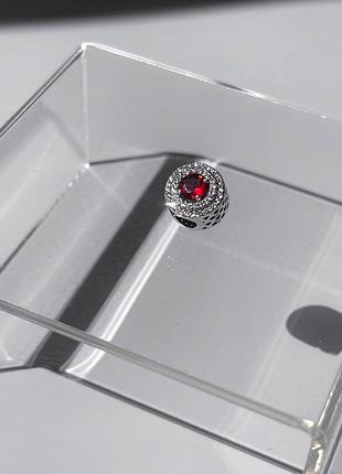 Намистина pandora «красное сияние»