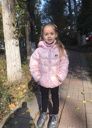 Куртка детская для девочки китай sofia sf-1530 90-100-110-120- розовый, лиловый розовый, 90