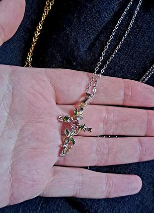 Продам хрестик с ланцюжком