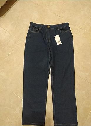 Джинси 👖 жіночі темно сині прямі базові нові