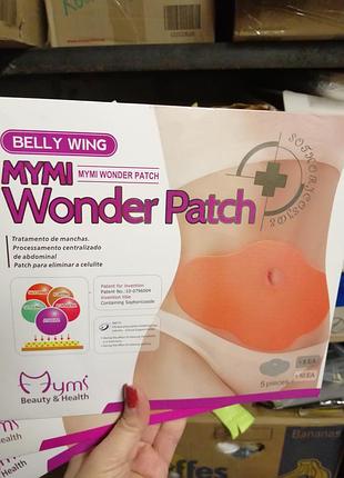 Пластирі wonder patch mymi для схуднення 5 шт.