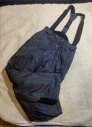 Зимові лижні теплі термо штани напівкомбінезон водонепроникний crane 152см