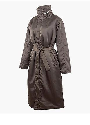Довге пальто nike чорне s oversize