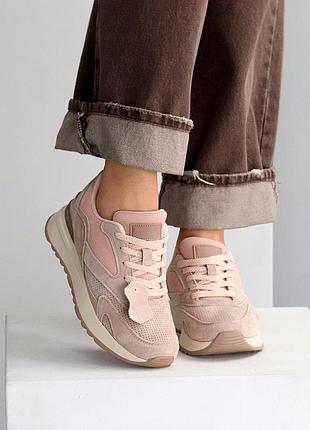 Кроссовки женские замшевые
