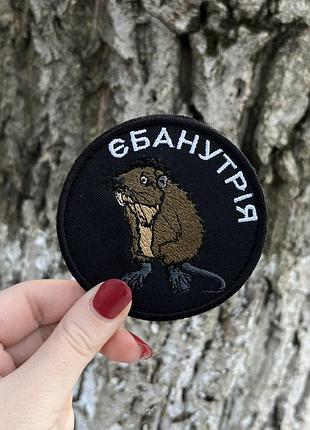 #507 шеврон «є*анутрія» 9 см