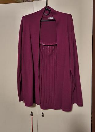 Кофточка с маечкой большой размер.