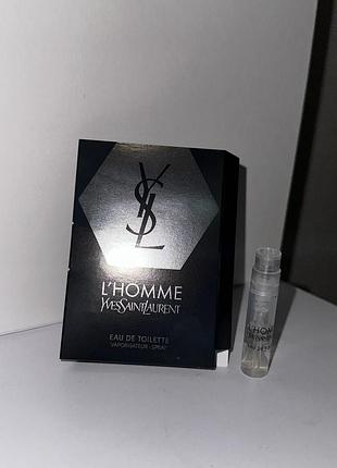 ♥️yves saint laurent (ysl) l'homme , пробник, оригінал