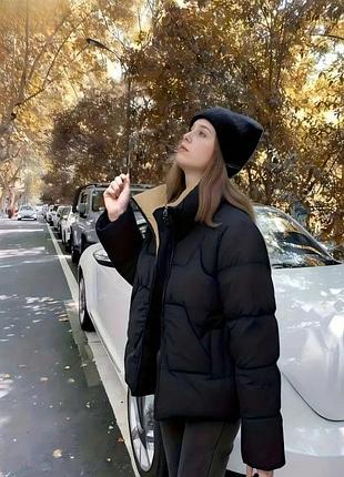 Зимняя куртка теплая и стильная