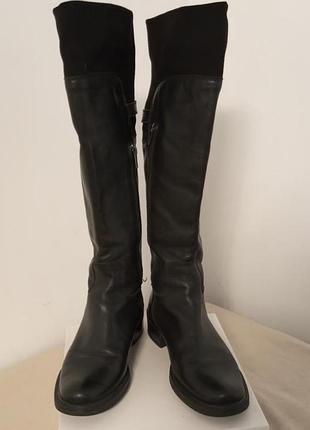 Кожаные сапоги