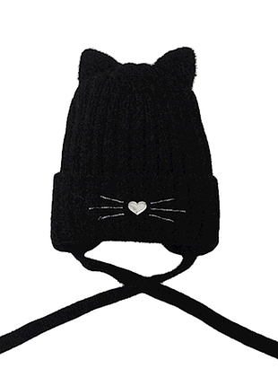 Зимовий комплект шапка і хомут для дівчинки 3-6 років на флісі