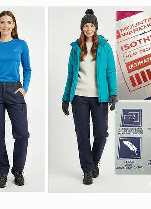 Новые/термо/треккинг брюки на резинке/mountain warehouse