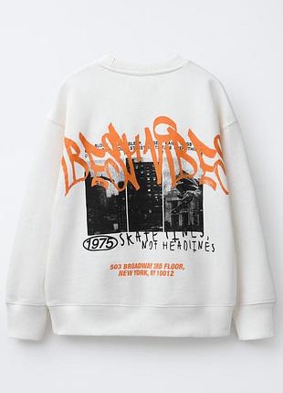 Утепленный свитшот zara для парня