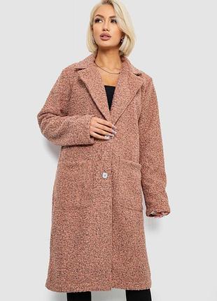 Пальто жіноче без підкладки, колір пудровий, 257r99