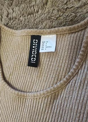 Платье в рубчик h&amp;m размер s 4