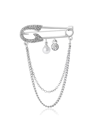 Брошка булавка з підвіскам