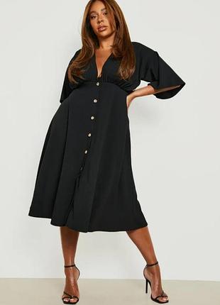 Хорошее платье миди на пуговицах/платье
