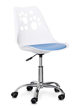 Кресло hommex dingo white / blue (арт h-232 w/bl mr)
