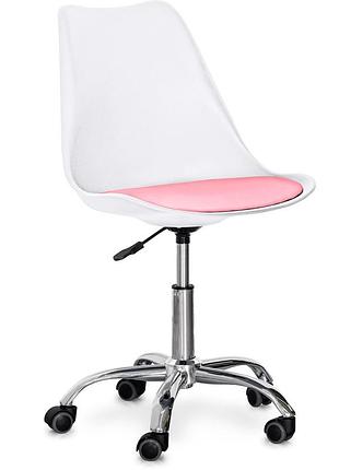 Крісло evo-kids capri white / pink (арт. h-231 w/pn)