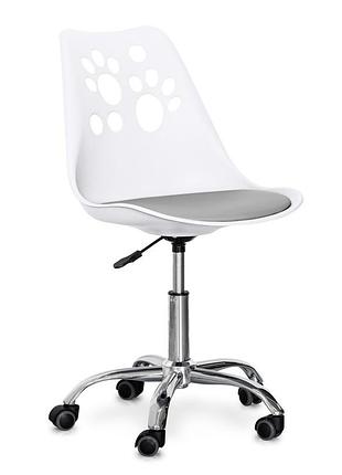 Кресло hommex dingo white / grey (арт h-232 w/g mr)