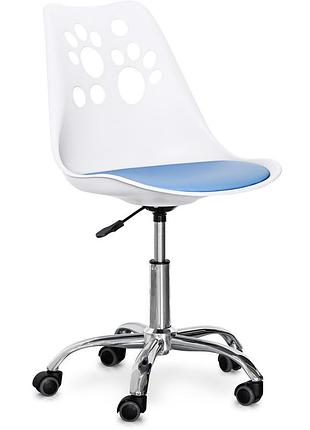 Детское кресло evo-kids indigo white / blue (арт h-232 w/bl)